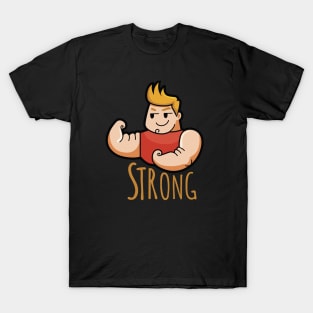 strong man sign hand T-Shirt